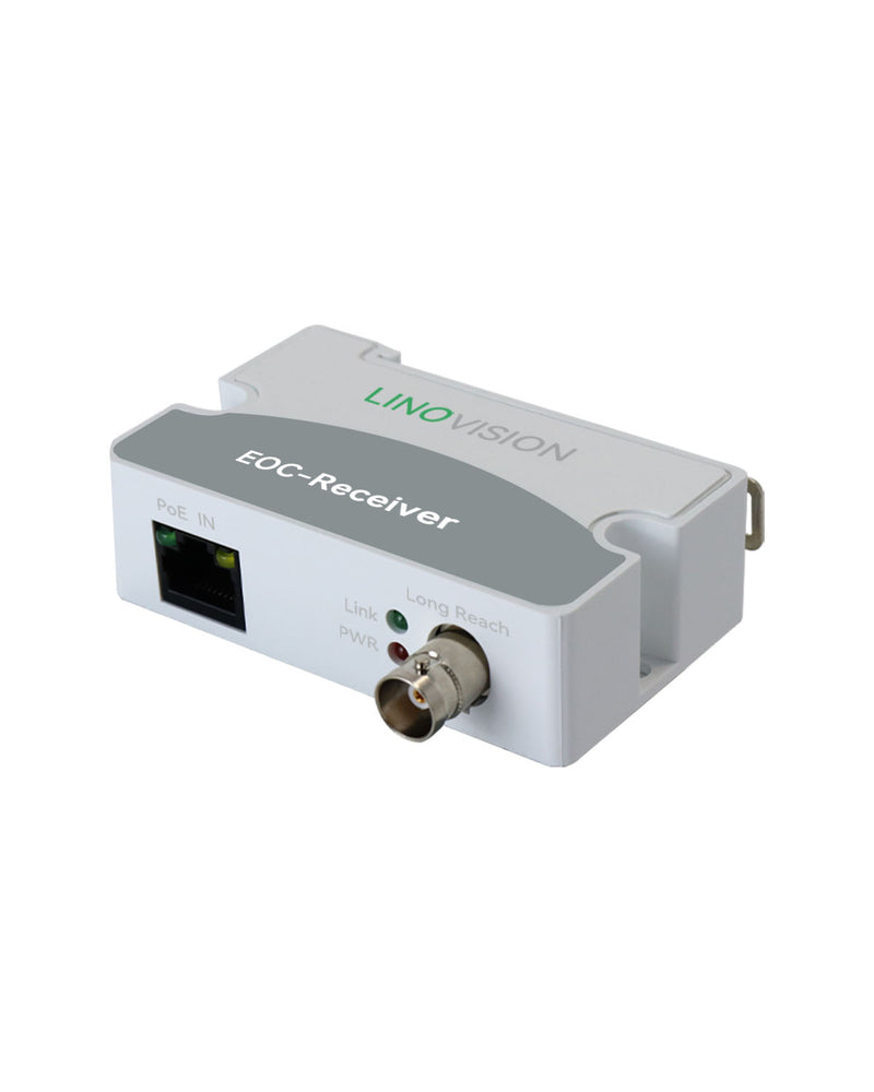 PoE + Ethernet over Coax (EOC) Converter, Upgrade Analog to IP System