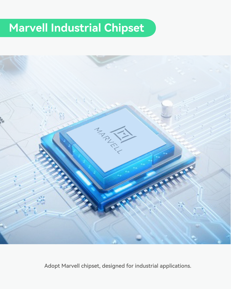 (POE-SW708GM-10G)Industrial 8-Port Managed PoE++ Switch with 2x 10G SFP Uplinks and RS485 for Industrial Automation