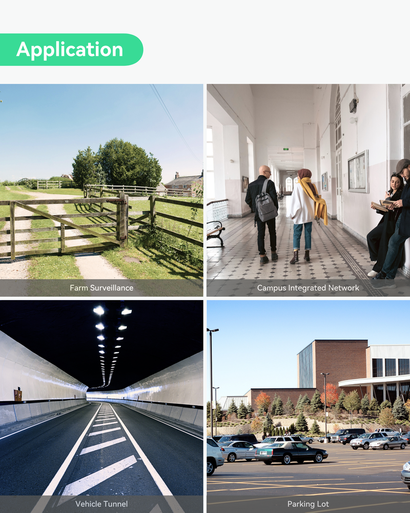 (POE-SWR406UR) Ports UltraReach PoE Switch with Remote Cloud Management, Up to 2600ft Long Range PoE and Data Transmission, 2 High-PoE+ Ports for Big PTZ Cameras