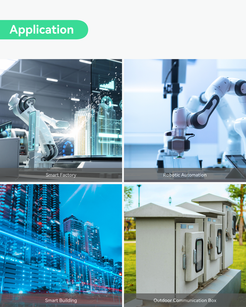 (POE-SW708GM-10G)Industrial 8-Port Managed PoE++ Switch with 2x 10G SFP Uplinks and RS485 for Industrial Automation