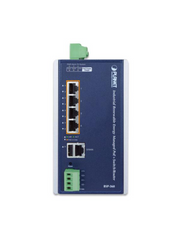 PLANET Industrial 4-Port Managed Solar PoE Switch with built-in MPPT Solar & Battery Charge Controller
