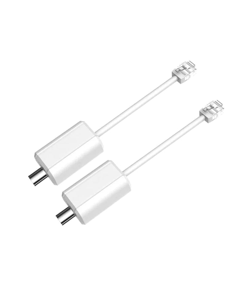 Passive RJ45 to BNC Adapter for EOC Switch (1 Pair)