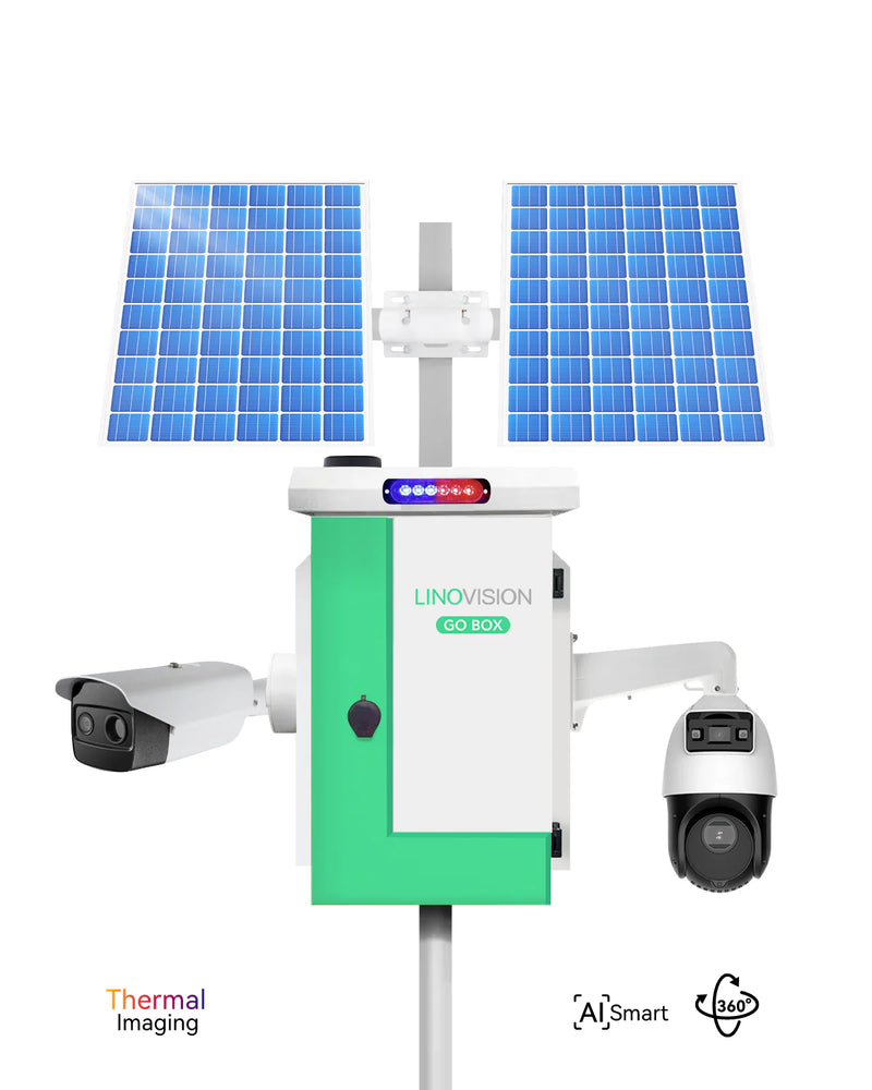 Versatile Solar Powered Cameras System with Endless Monitoring and Thermal Imaging