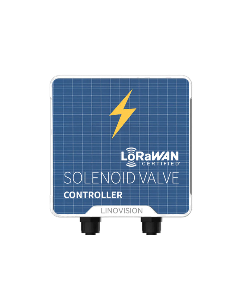 LoRaWAN Solenoid Valve Controller with Long Life Battery and Solar Panel