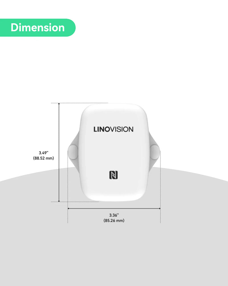 LoRaWAN Wireless Temperature & Humidity Sensor with Battery and Waterproof