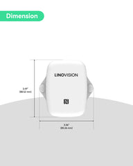 LoRaWAN Wireless Temperature & Humidity Sensor with Battery and Waterproof