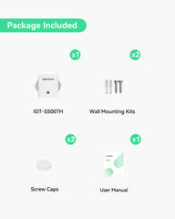 LoRaWAN Wireless Temperature & Humidity Sensor with Battery and Waterproof