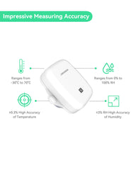 LoRaWAN Wireless Temperature & Humidity Sensor with Battery and Waterproof