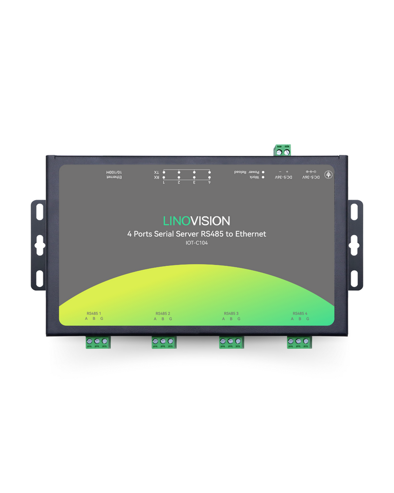 4 Ports RS485 to Ethernet Converter, RS485 Ethernet Modbus Gateway