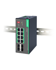 Industrieller 8 Ports Voll Gigabit PoE Switch mit Fernsteuerung der PoE Ports