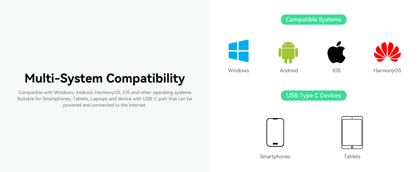 POE-zu-USB-C-Konverter, Daten und Aufladen über ein Kabel mit 10/100Mb ...