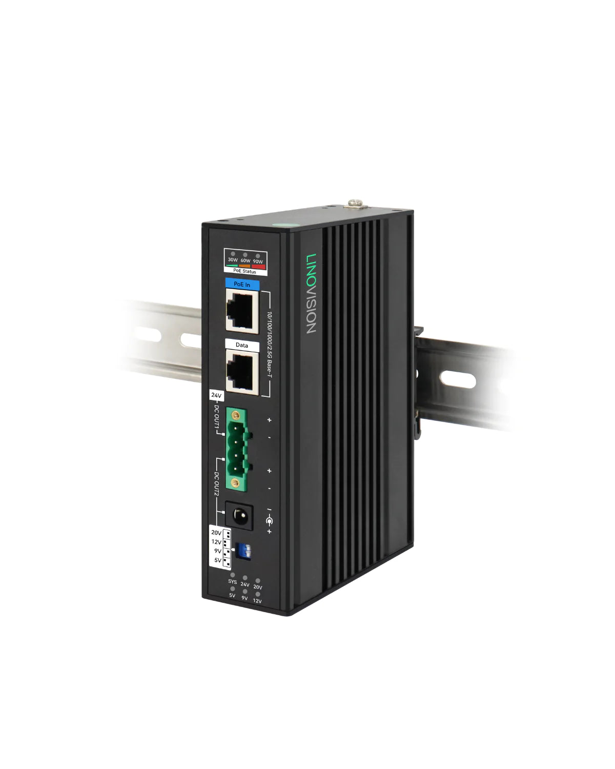 ICRealtime IVB-EOC-202 Single-Port Long Range Ethernet over Coax Extender  (Sold In Pairs)