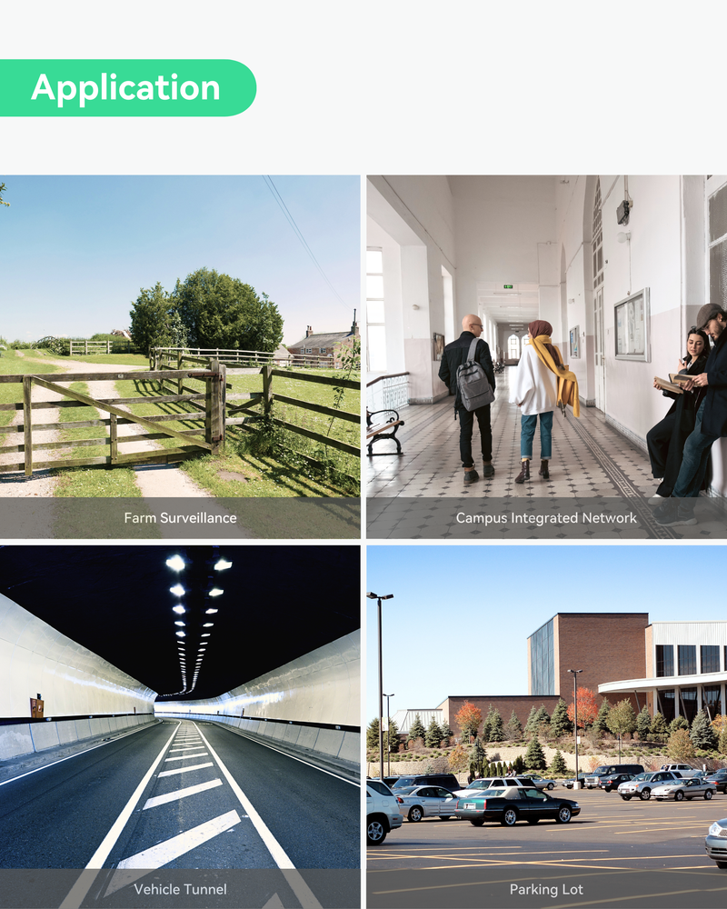 (POE-SWR410UR) 8 Ports UltraReach PoE Switch with Remotely Cloud Management, Long Range PoE and data transmisison Up to 2600ft, 2 Gigabit Uplinks and 2 High PoE+ ports for big PTZ cameras