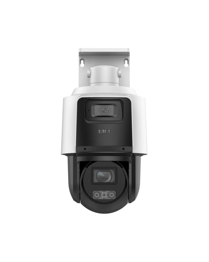 Dual Lens Mini 4MP+4MP 4X POE PTZ Network Camera with Two Way Talk and ...