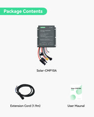 MPPT 10A Solar Charge Controller with RS485 Remote Control