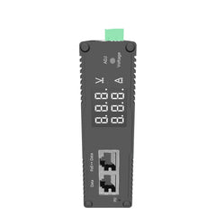 Industrial 802.3bt Gigabit 90W PoE++ Splitter with Adjustable Output Voltage DC 3-36V and LED Display