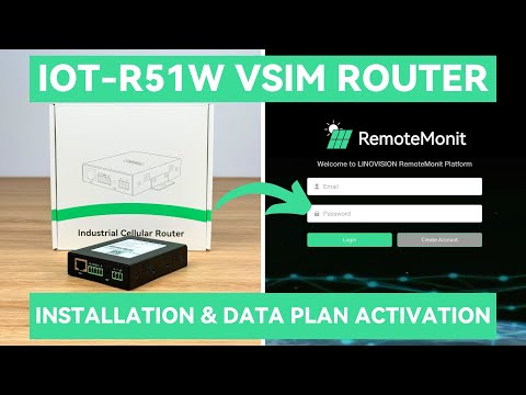 Industrial 4G LTE Router with Virtual SIM, eSIM Router Supports RS232/RS485