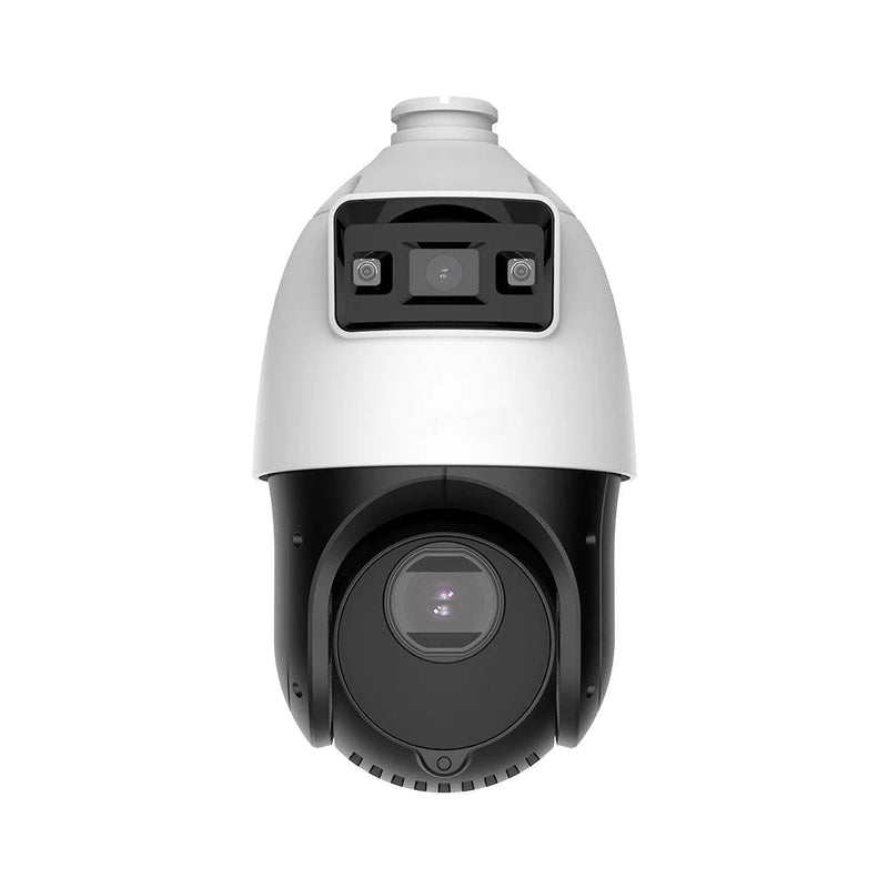 4MP 25X IR PTZ Linkage Kamera mit integrierter Bullet Kamera, eingebauter KI Smart Erkennung und Night ColorVu.