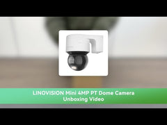 Mini 4MP PT-Domekamera mit KI-Klassifizierung von Personen und Fahrzeugen, 24-Stunden-Nacht-ColorVu und Gegensprechen.
