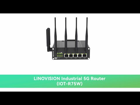 Industrial 5G Cellular Router with Dual 5G SIM Cards and RS232/485 IoT